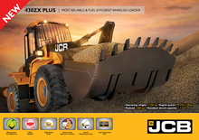 Gumikerekes homlokrakodók JCB 430ZX PLUS