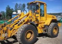 Gumikerekes homlokrakodók JCB 436
