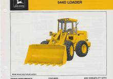 Gumikerekes homlokrakodók John Deere Construction 544 D
