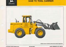 Gumikerekes homlokrakodók John Deere Construction 544 E TC