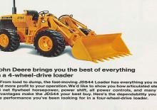 Gumikerekes homlokrakodók John Deere Construction 544