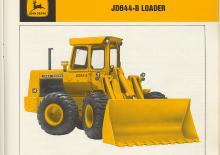 Gumikerekes homlokrakodók John Deere Construction 644-B
