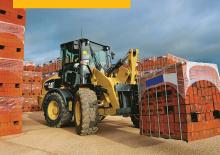 Gumikerekes homlokrakodók Caterpillar 908 H2