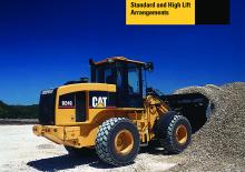 Gumikerekes homlokrakodók Caterpillar 924G