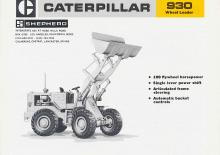 Gumikerekes homlokrakodók Caterpillar 930