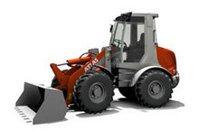 Gumikerekes homlokrakodók Atlas AR 75 T