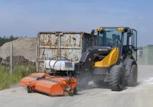 Gumikerekes homlokrakodók Mecalac AS900
