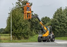 Gumikerekes homlokrakodók Mecalac AS900tele