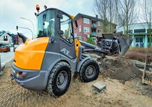 Gumikerekes homlokrakodók Mecalac AX1000