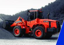 Gumikerekes homlokrakodók Doosan DL 160