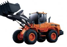 Gumikerekes homlokrakodók Doosan DL200A