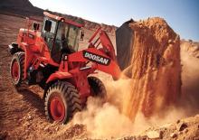 Gumikerekes homlokrakodók Doosan DL350-3