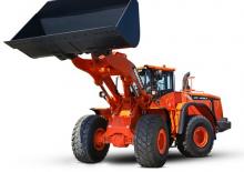 Gumikerekes homlokrakodók Doosan DL450-5