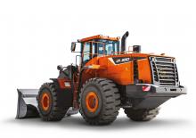 Gumikerekes homlokrakodók Doosan DL550