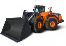 Gumikerekes homlokrakodók Doosan DL580-5