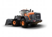Gumikerekes homlokrakodók Doosan DL580-7