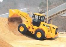 Gumikerekes homlokrakodók Hyundai HL 740-7