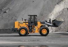 Gumikerekes homlokrakodók Hyundai HL665