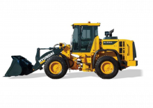 Gumikerekes homlokrakodók Hyundai HL930A