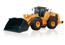 Gumikerekes homlokrakodók Hyundai HL975 XT