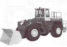 Gumikerekes homlokrakodók O&K L 45 B