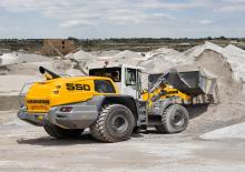 Gumikerekes homlokrakodók Liebherr L 550 XPower