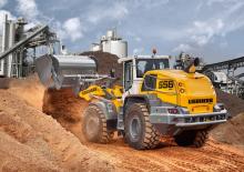 Gumikerekes homlokrakodók Liebherr L 556 XPower