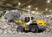 Gumikerekes homlokrakodók Liebherr L 566