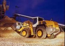 Gumikerekes homlokrakodók Liebherr L 576