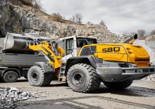 Gumikerekes homlokrakodók Liebherr L 580 XPower