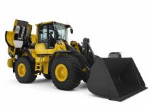 Gumikerekes homlokrakodók Volvo L120G