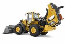 Gumikerekes homlokrakodók Volvo L120H
