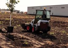Gumikerekes homlokrakodók Bobcat L28