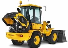 Gumikerekes homlokrakodók Volvo L30G