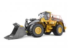 Gumikerekes homlokrakodók Volvo L350H
