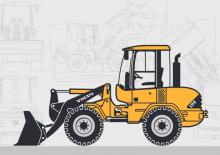 Gumikerekes homlokrakodók Volvo L35B