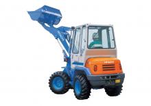 Gumikerekes homlokrakodók Hitachi LX 20
