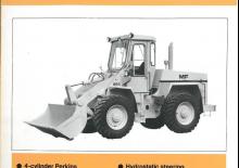Gumikerekes homlokrakodók Massey Ferguson MF 22C