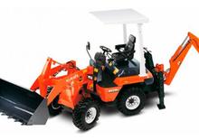 Gumikerekes homlokrakodók Kubota R520α