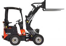 Gumikerekes homlokrakodók Kubota RT100