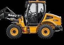 Gumikerekes homlokrakodók Sany SW115