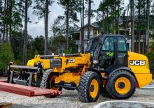 Gumikerekes homlokrakodók JCB TM320 Wastemaster