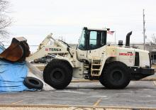 Gumikerekes homlokrakodók Terex TXL 300-2