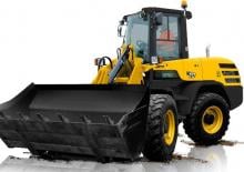 Gumikerekes homlokrakodók Yanmar V10