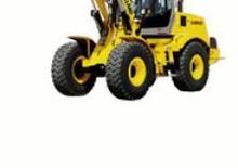 Gumikerekes homlokrakodók New Holland W 130