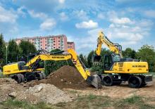 Gumikerekes homlokrakodók New Holland W 170 TC