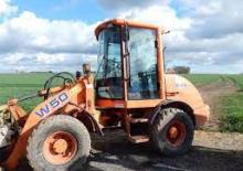 Gumikerekes homlokrakodók Fiat-Hitachi W 50