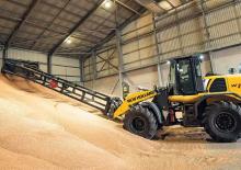 Gumikerekes homlokrakodók New Holland W130D