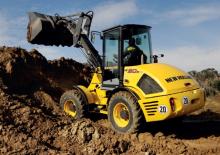 Gumikerekes homlokrakodók New Holland W50B TC