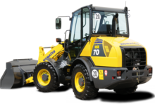 Gumikerekes homlokrakodók Komatsu WA70-6